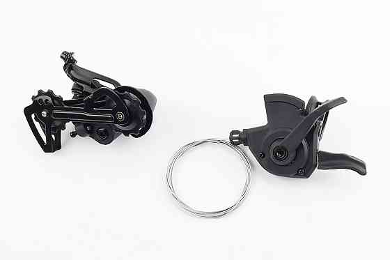 Комплект перемикання (групсет) 1x9 швидкостей, чорні A5, 2 деталі Киев