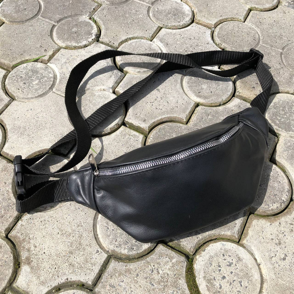 Мужская кожаная бананка, кожаная сумка бананка через плечо, мужская кожаная бананка на пояс Киев - изображение 8