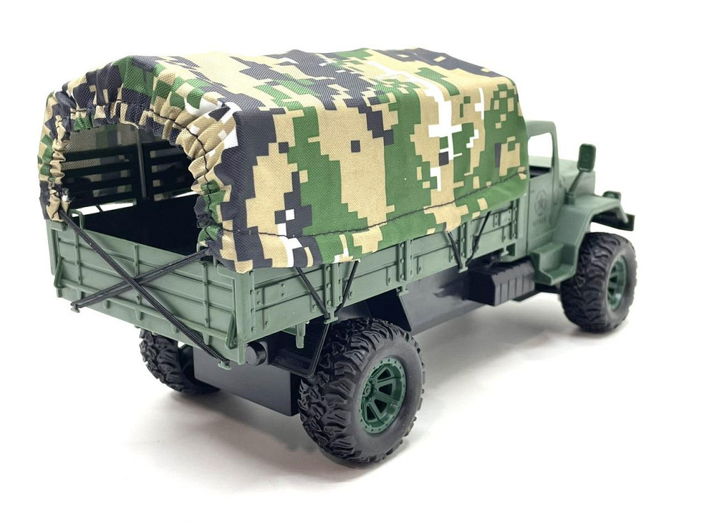 Машина Військова вантажівка на пульті управління масштаб 1:18 Темно-зелений (0626BK) Чернигов - изображение 4