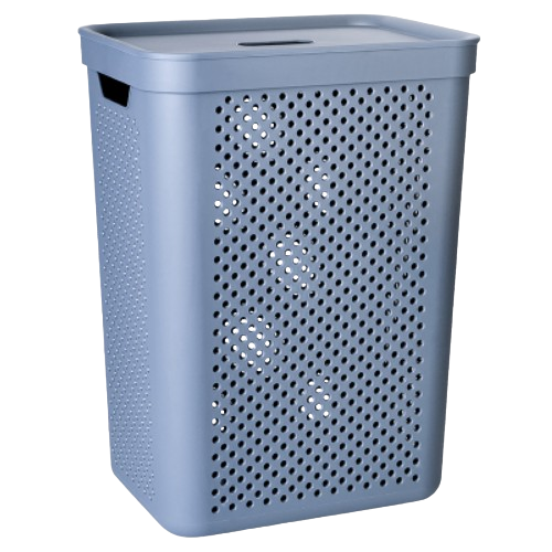 Кошик для білизни 45л Сірий мат Simple Алеана Житомир