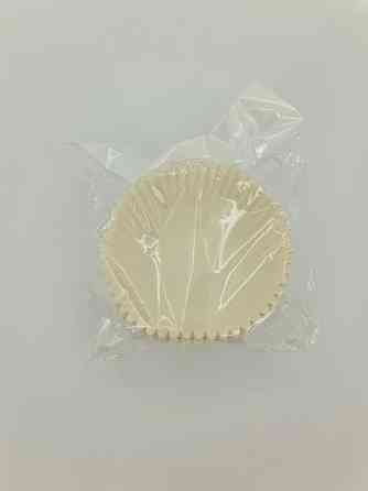 Тартолітка для кексів А7 "Кругла біла" D50 H30 (100 шт.) (1 уп.) Харків