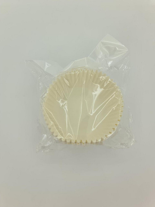 Тартолітка для кексів А7 "Кругла біла" D50 H30 (100 шт.) (1 уп.) Харків - фото 4