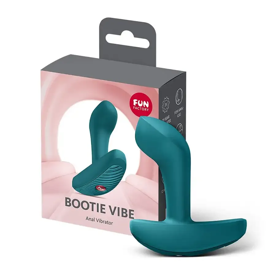Анальна пробка Fun Factory Bootie Vibe Bottle Green Львів - фото 8