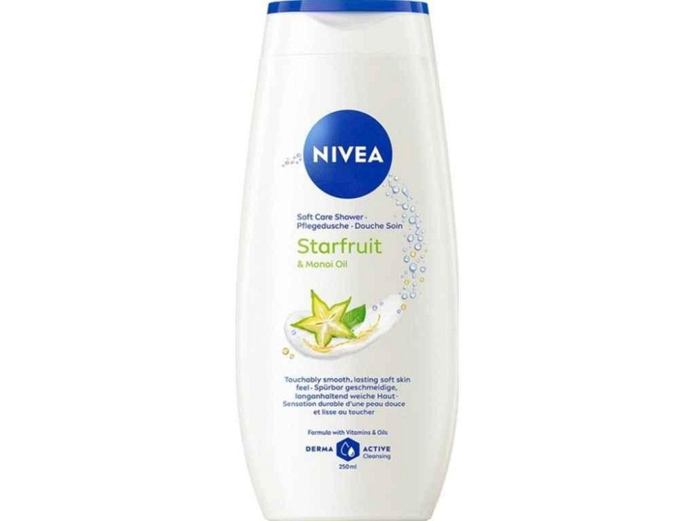 Гель-уход для душа 250 мл Карамболь и масло монои ТМ NIVEA Solmir Киев - изображение 1