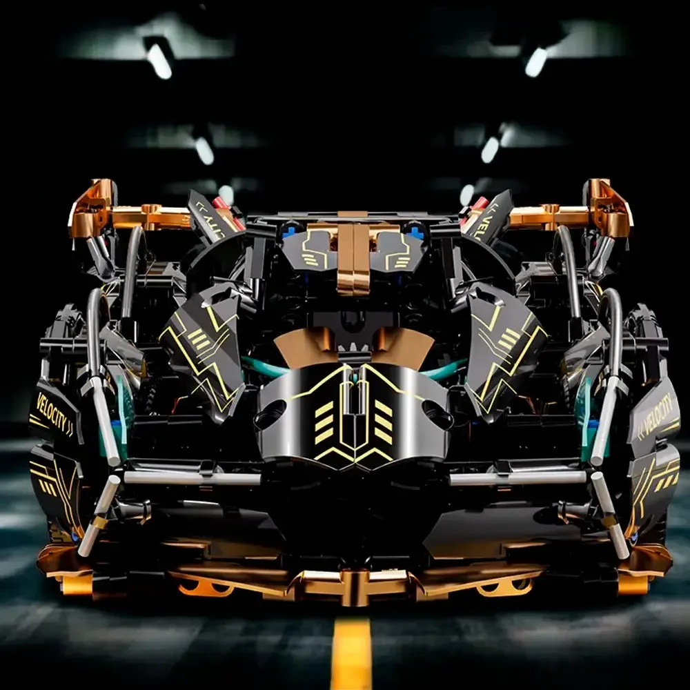 Блочний конструктор Cyberpunk Lambor CD-203 – футуристичний спорткар у стилі кіберпанк Дніпро - фото 2