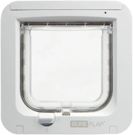 Дверцята SureFlap DualScan для котів з мікрочіпом, контроль входу та виходу, пам'ять 32 тварини, отвір 120×142 мм Київ
