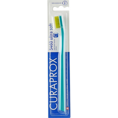 Зубна щітка Curaprox CS 5460 Ultra Soft Ультрам'яка D 0.10 мм Бірюзова із салатовою щетиною (CS 5460-29) Вінниця - фото 1