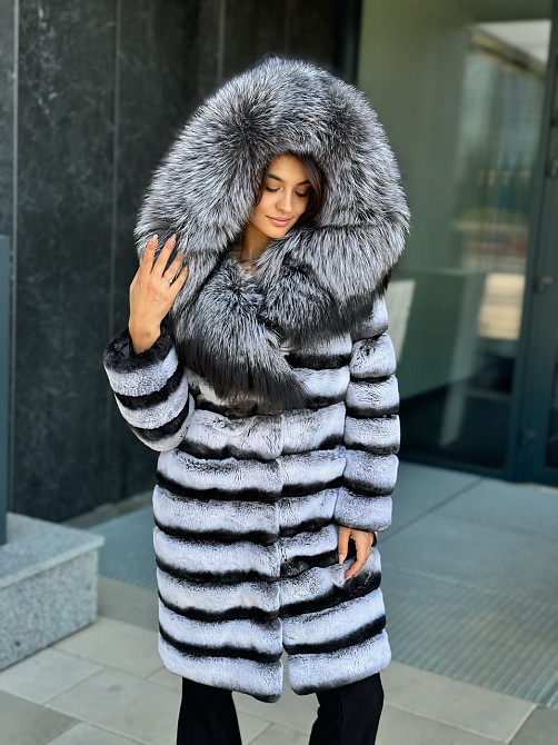 Натуральна шуба з шиншили XXL Харків - фото 9