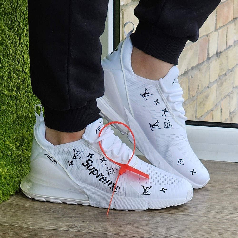 Кросівки Nike 270 Чоловічі Білі Найк з Амортизацією Тканинні Літні Сіточка (розміри: 40,41,42,43,44,45) - 011 Дніпро - фото 2