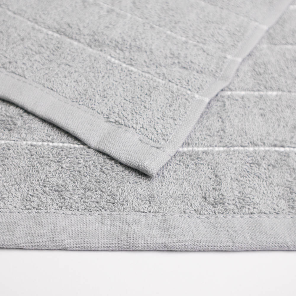 Махровое кухонное полотенце с полосками 30х50 см 400г/м2 GM Textile (Серый) Сумы - изображение 3