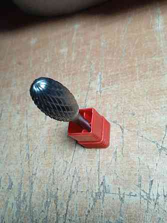 Борфреза тип E 14×25×6 мм — твердосплавна шарошка овальна по металу для дриля та гравера Харків