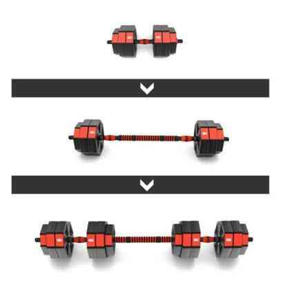 Набор штанга+гантели HMS SGC20 - 20 кг/черно-красный Киев