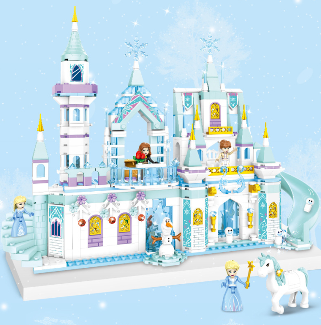 Великий дитячий конструктор замок Принцеса Frozen Princess палац Ельза для дівчаток ( 23502 ) Харків - фото 3