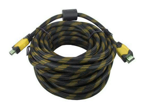 Кабель Hdmi to Hdmi 20м 1080p посилений в обмотці MHZ Винница - изображение 1