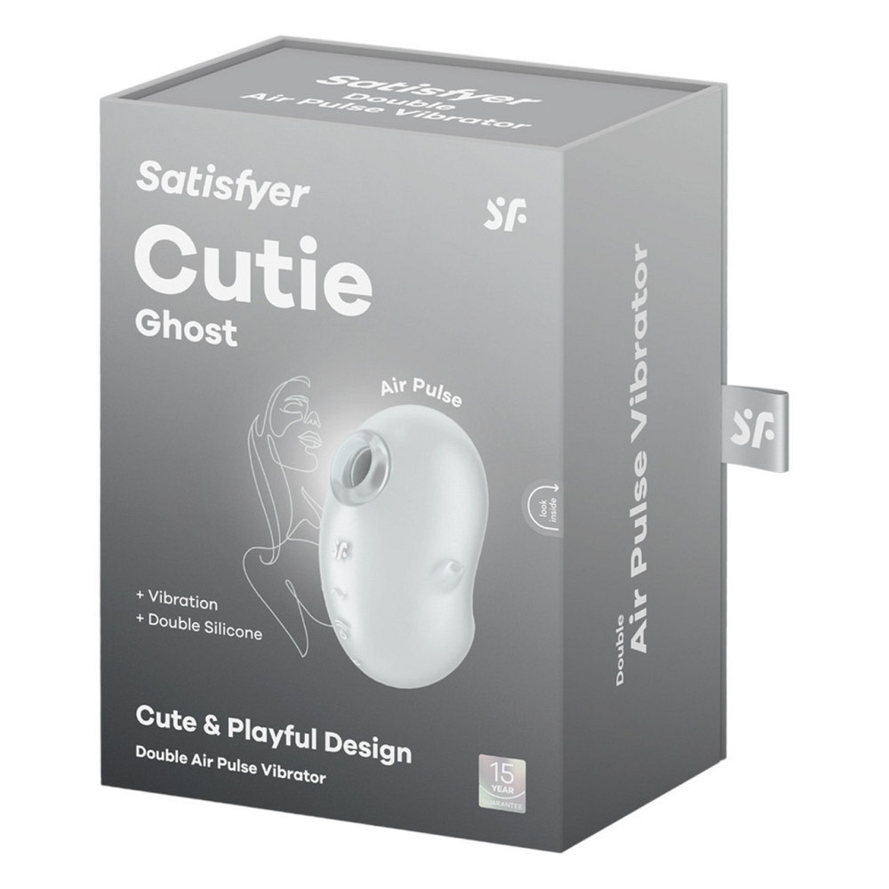 Вакуумний стимулятор - Satisfyer Cutie Ghost White Sex Aura Київ - фото 2