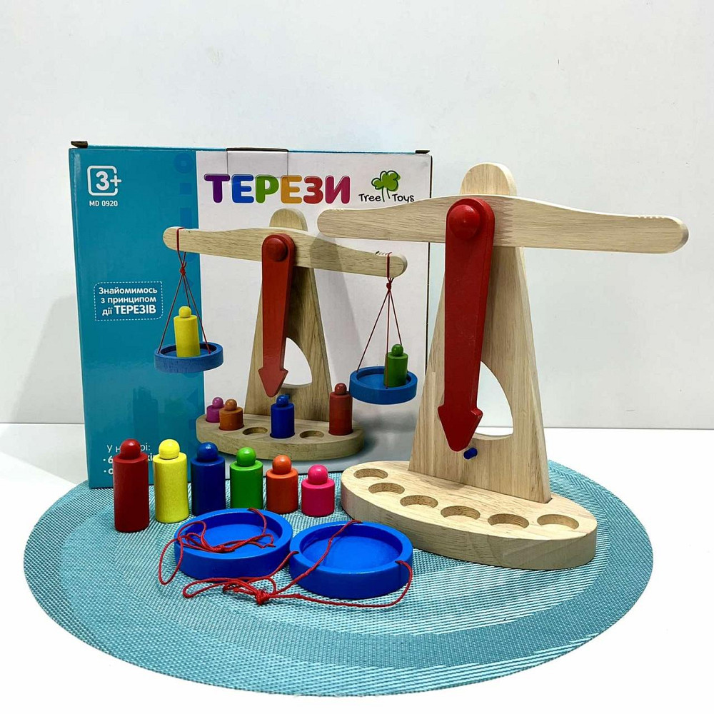 Дерев'яна іграшка Limo Toy Терези (MD 0920) Чернігів - фото 9