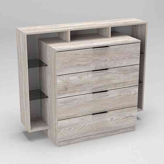 Комод Крістал, Самоа Димчастий, 1200/450/1000 Львів