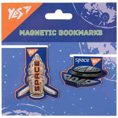Закладки для книг Yes магнітні Ultra Space, 2шт (708117) Вінниця