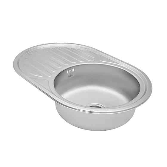 Кухонная мойка с нержавеющей стали Kroner KRP Satin - 77х50 (0.8 мм) Киев