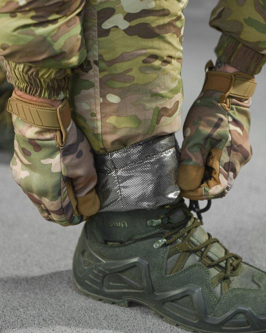 Зимний тактический костюм TASLAN Oblivion водонепроницаемый мультикам ВТ3759 Одесса - изображение 3