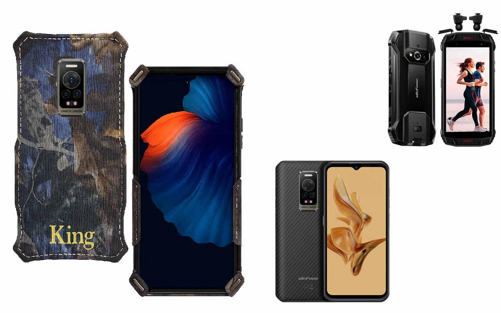 Бампер King для Ulefone Armor 15, Armor 17 Pro, із посиленим корпусом, колір Граб Київ - фото 1