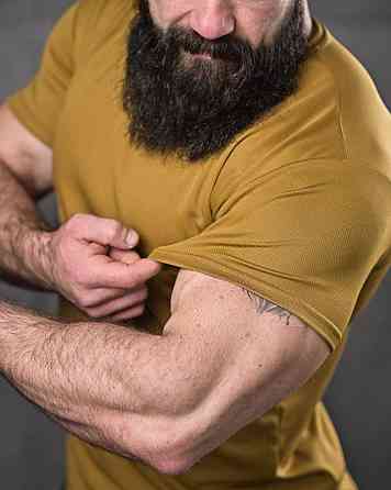 Тактическая потоотводящая футболка odin вселенная кайот ДЛ6544 Одесса