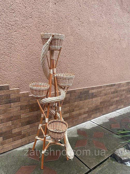 Підстака під квіти на 5 горщиків кавовий Київ - фото 10