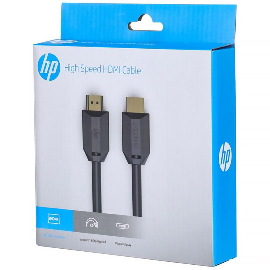 Кабель HDMI M - M, 1.0 м, V2.0, 4K 60 Hz, HP Винница - изображение 5
