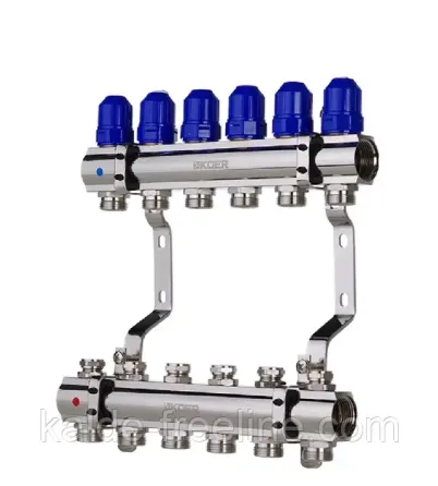 Колектор для опалення "Koer" на 6 контурів Харків