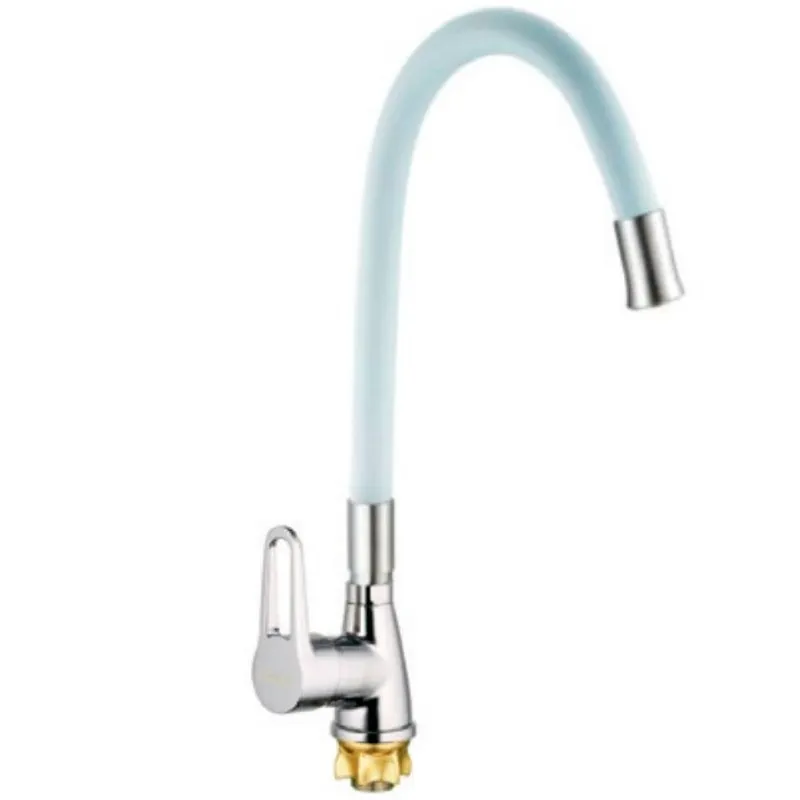 Кухонний змішувач Mixxus SOP4-045 Reflector White з білим силіконовим виливом MI6488 Харків - фото 1