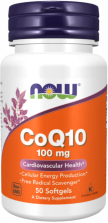 Коэнзим Q10 Now Foods CoQ10 100mg 50 гел капс Киев