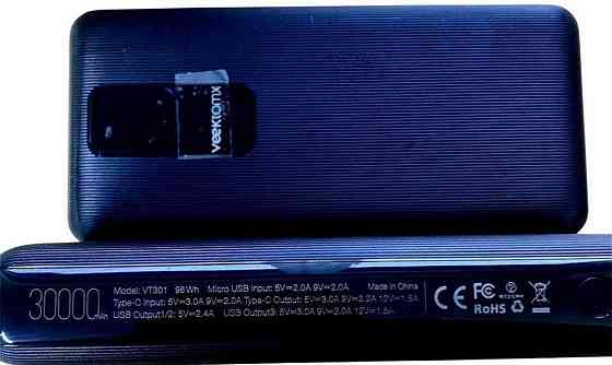 Павербанк Power bank Veektomx 30000mAh. Нові Київ