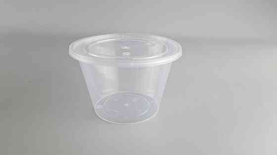 Контейнер прозрачный 500мл с крышкой  круглый (100 шт) Харьков