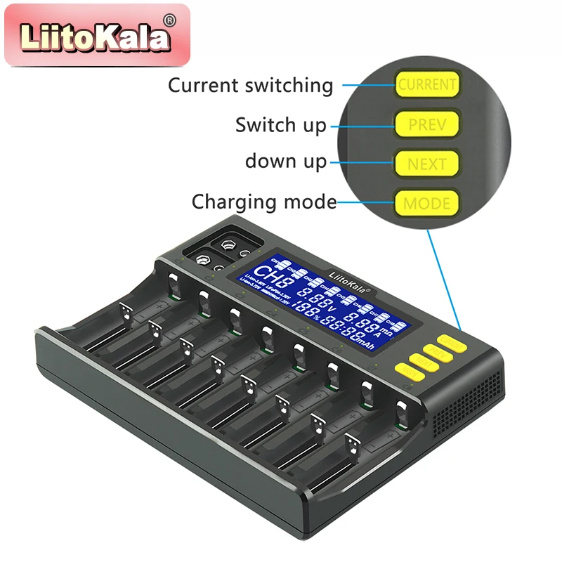 Универсальное зарядное устройство Liitokala Lii-S12 Винница - изображение 8