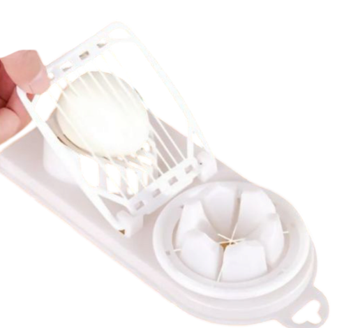 Пластиковая овощерезка яйцерезка 2 в 1 белый Киев - изображение 4