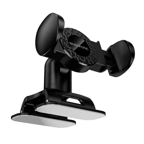 Автотримач для телефона BOROFONE BH142 Support pull clip car holder (center console) Black Одеса