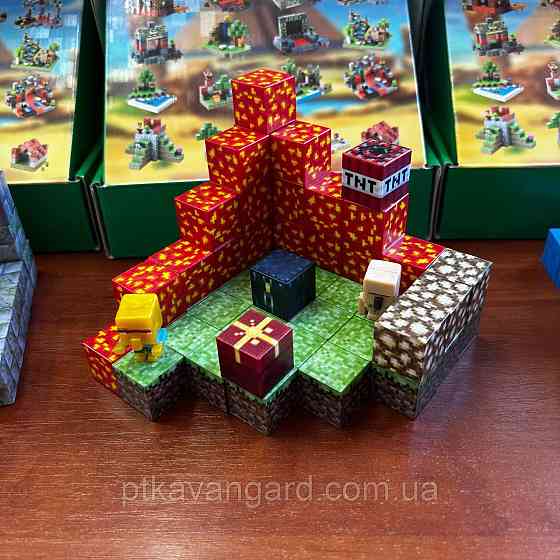 Конструктор магнітний майнкрафт 54 магнітних блоків Dream World LZCK 009 Хмельницький
