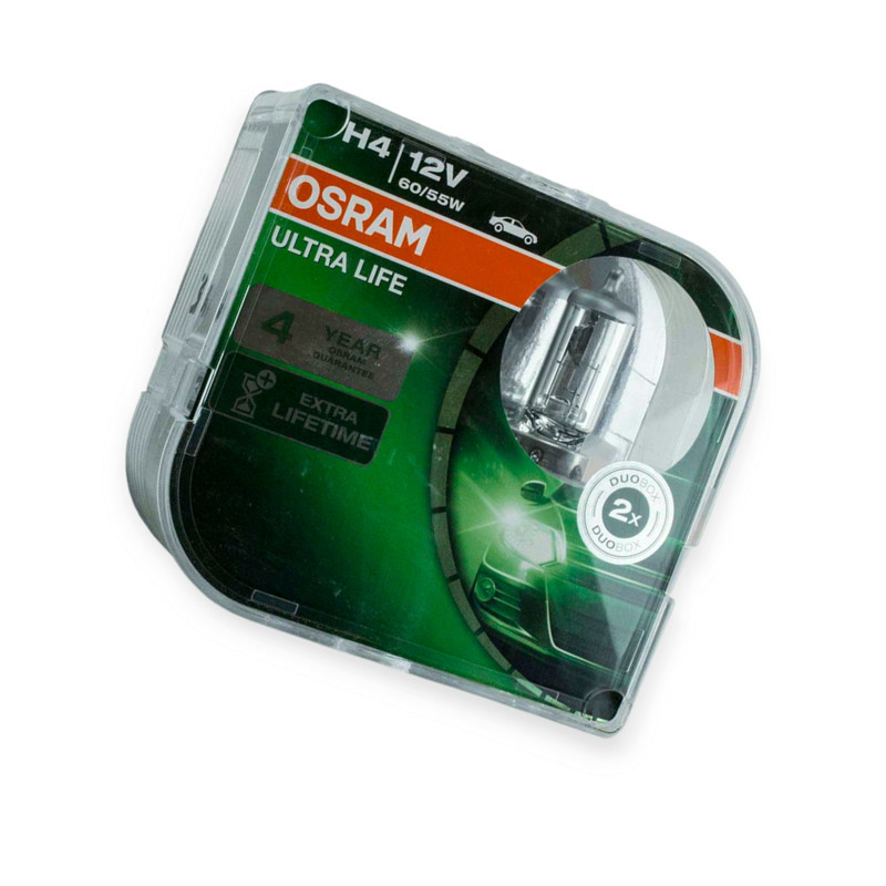 Автолампа 12V 60, 55 (43) Ultraife (пара) H4 Мукачево - изображение 1