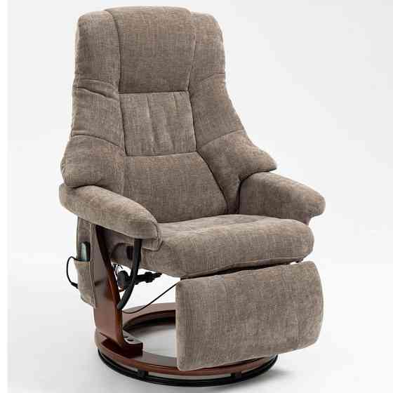 Крісло для відпочинку Avko Style ARMH 002 Cappuccino з масажем, підігрівом і підставкою для ніг Київ
