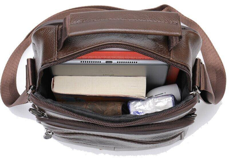 Мессенджер чоловічий на одне відділення 20246 Vintage Коричневий Київ - фото 3