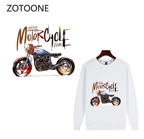 Термонаклейка на одежду Мотоцикл Киев - изображение 1