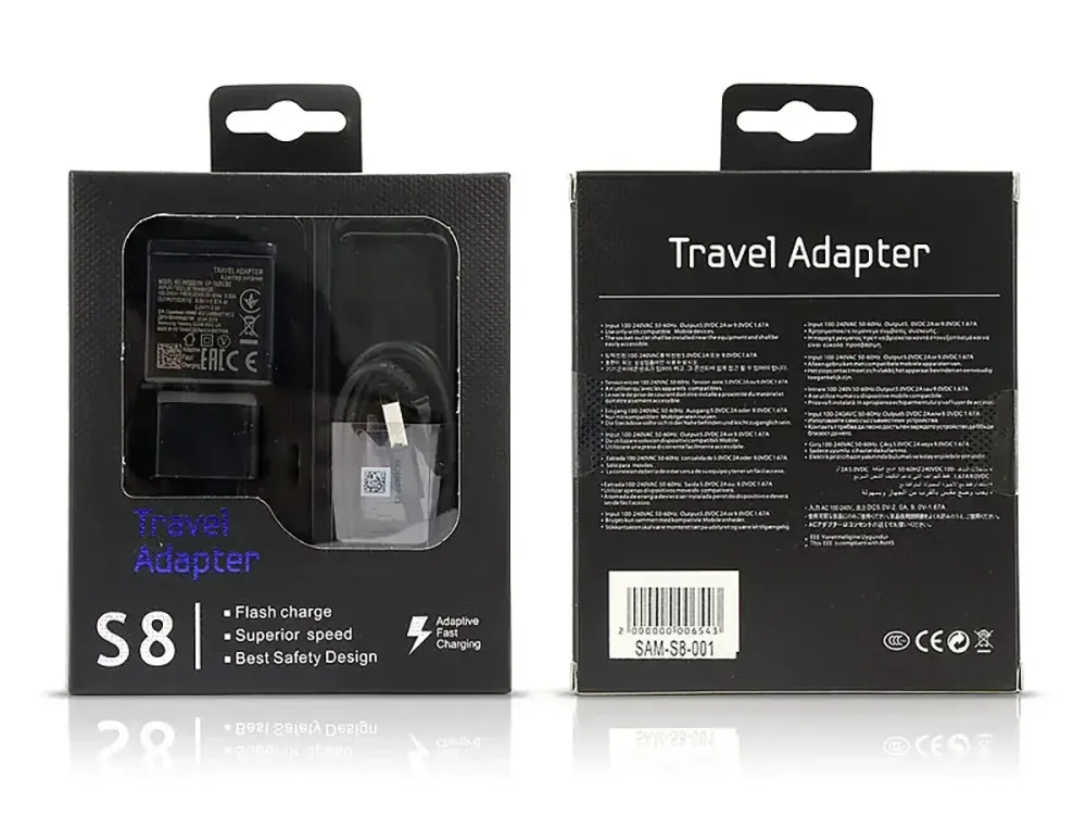 Зарядний пристрій 220В з USB-кабелем - Type-C Fast Charger 15Вт Samsung S8 Одеса - фото 5