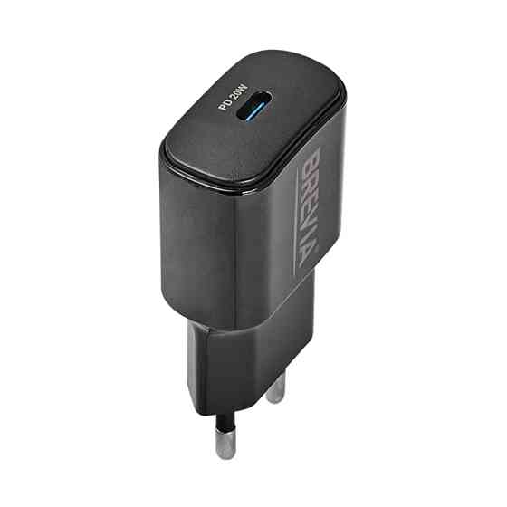 Сетевое зарядное устройство Brevia ePower PD20W USB-C черный Львов