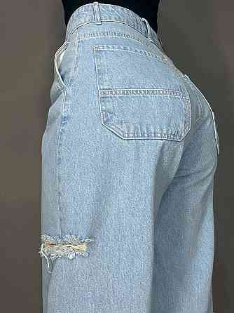 Джинси жіночі XRay 241-7374 skater jeans банани рвані блакитні, блакитний, 38, 38, 79 см, 106 см Київ