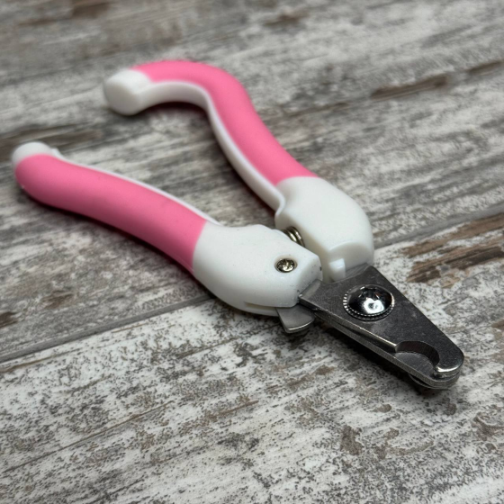 Когтеріз кусачки для котів і собак 14см з фіксатором та пилочкою, зручні ручки, нержавіюча сталь Київ