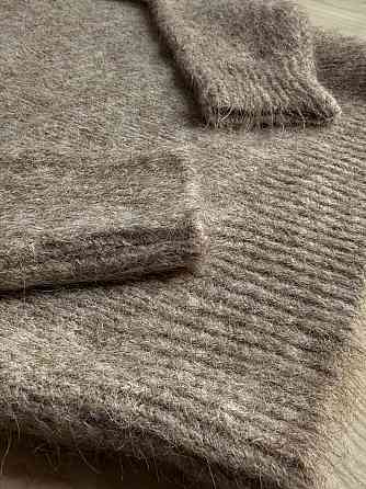 Светр жіночий A-N 19-1 з коміром поло теплий вільний, бежевий, one size Київ