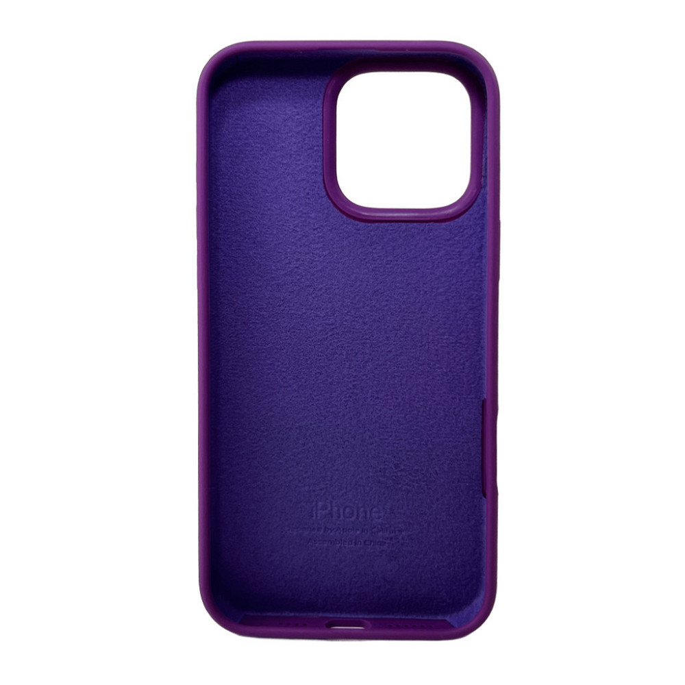 Чохол для смартфона Silicone Full Case AA Open Cam for Apple iPhone 16 Pro Max 19,Purple Киев - изображение 2