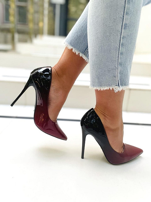 Vices Туфлі жіночі VICES червоні еко-лак каблук 11см (1058-19) (2391) Коломия - фото 8