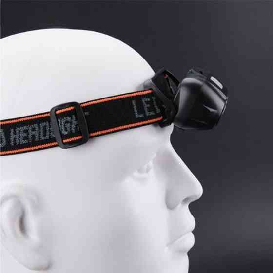 Фонарик светодиодный на голову, Тактический фонарь с красным светом на каску Налобный фонарь голову MQ-31 Львов