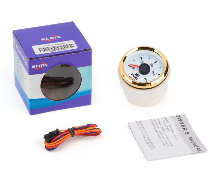 Датчик Рівня Палива Ecms Діаметр 52Мм Універсальний З Регулюванням Опору Та Підсвічуванням Київ - фото 2